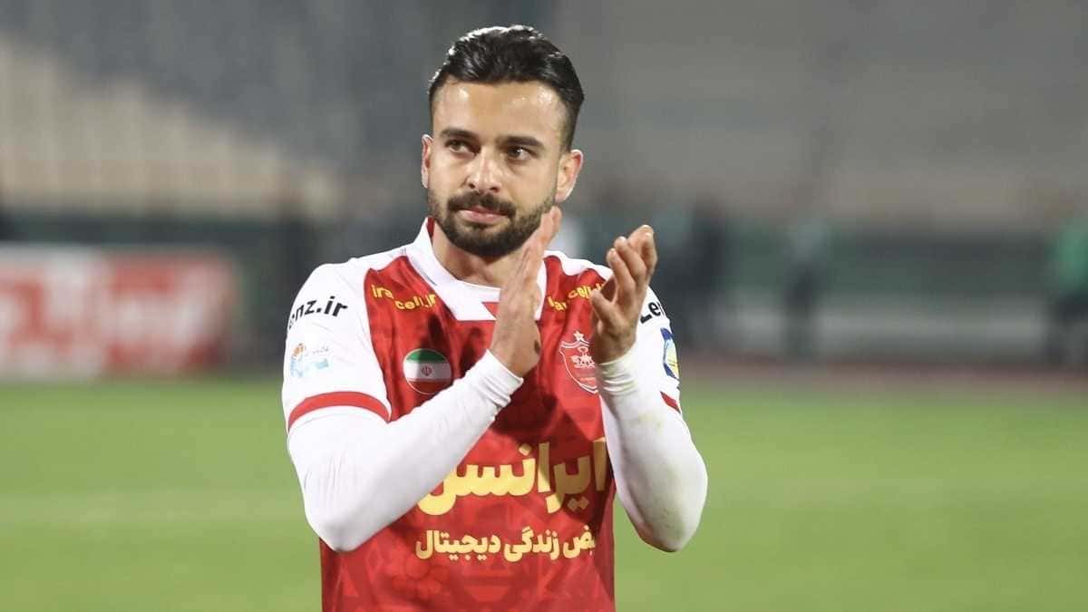 عکس از سروش رفیعی بازیکن پرسپولیس