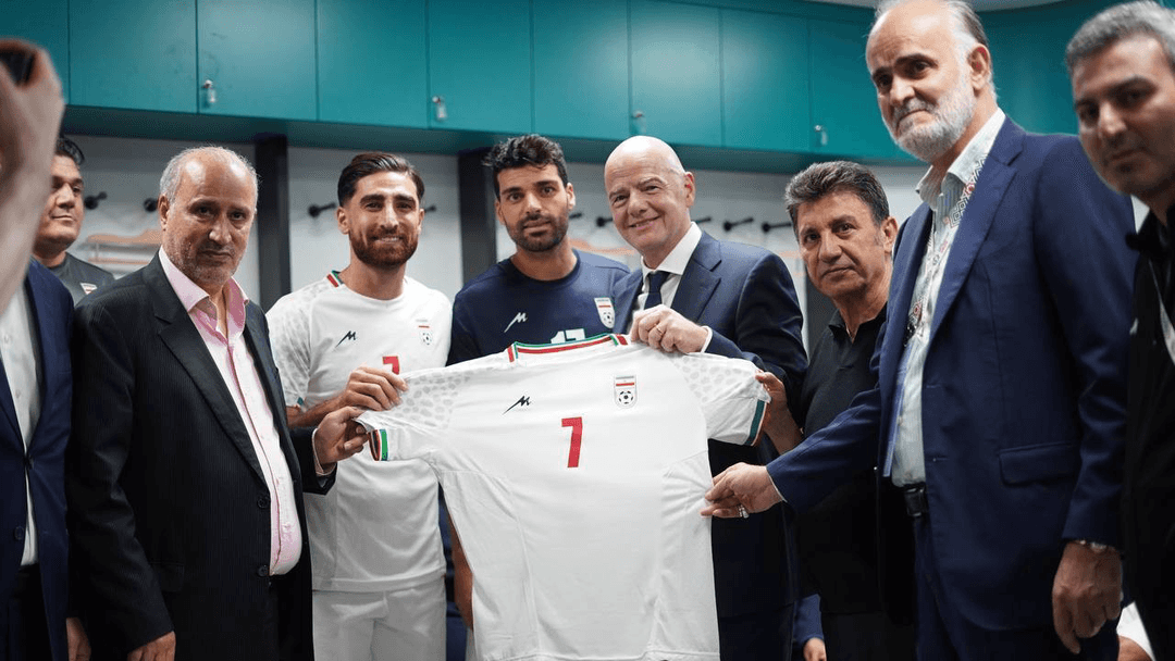 عکس از رختکن تیم ملی فوتبال پس از فینال کافا ۲۰۲۵