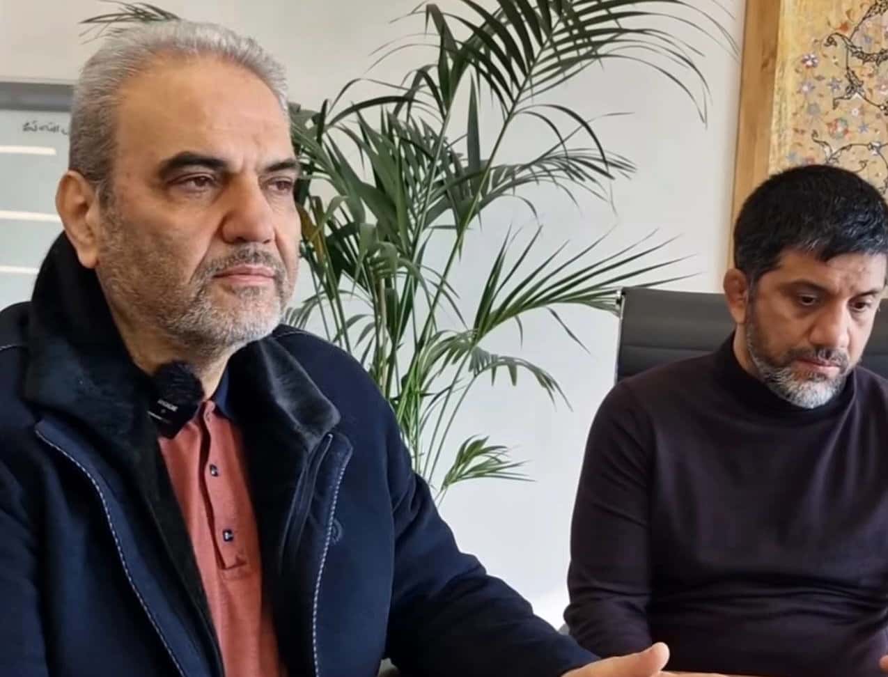 عکس از جواد خیابانی و علیرضا دبیر در فدراسیون کشتی
