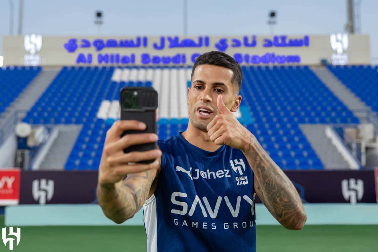 عکس از ژائو کانسلو بازیکن تیم الهلال عربستان