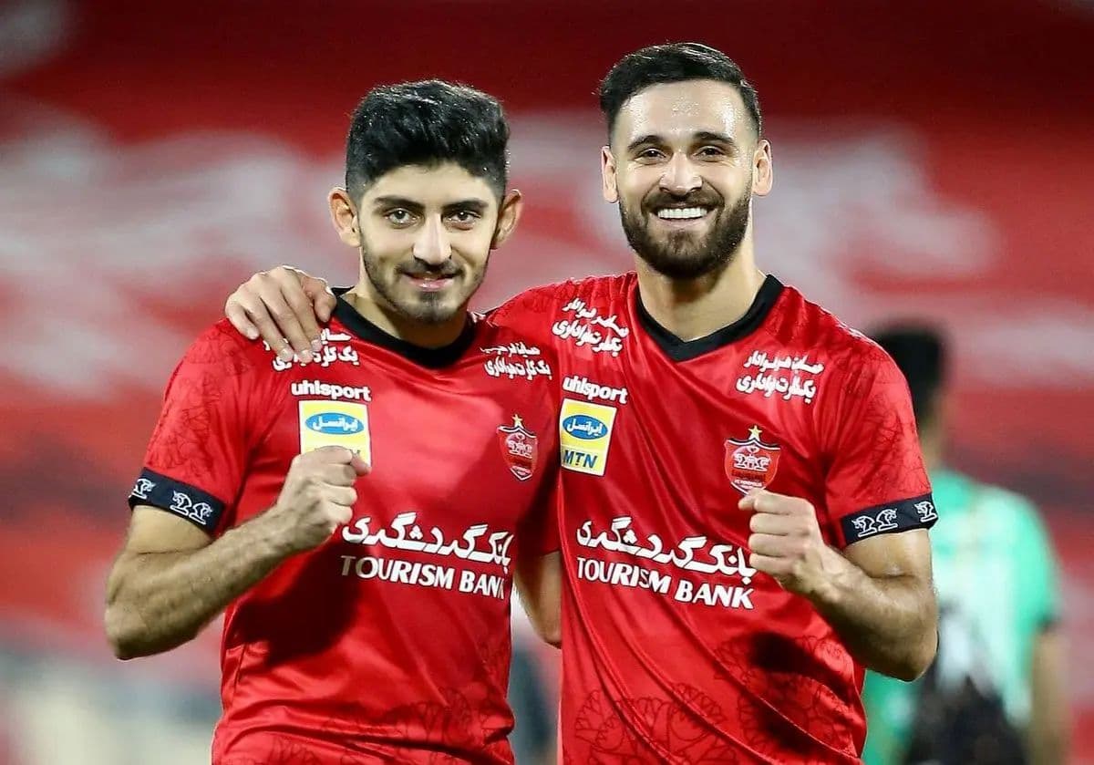 عکس از احمد نوراللهی و مهدی ترابی هافبکهای سابق پرسپولیس