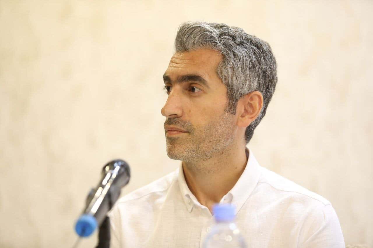 عکس از مجتبی جباری سرمربی مس رفسنجان
