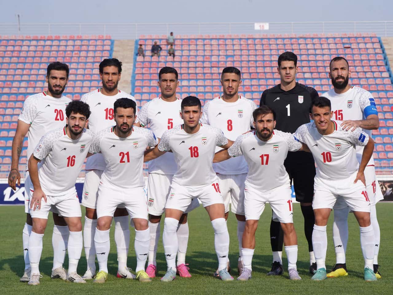 عکس از تیم ملی ایران مقابل افغانستان