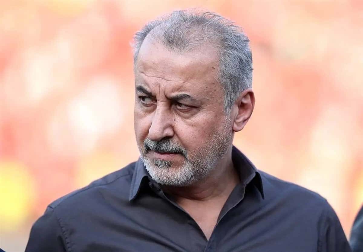 عکس از رضا درویش مدیرعامل پرسپولیس