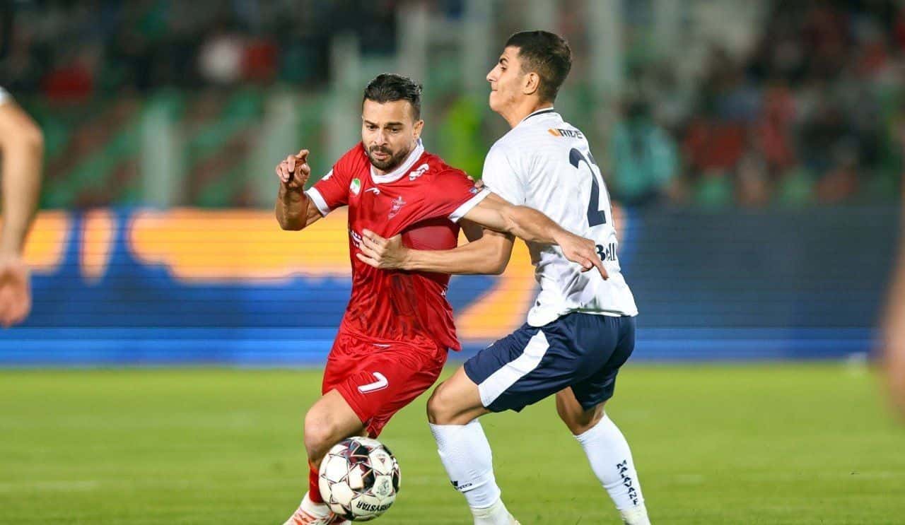 عکس از سروش رفیعی در بازی پرسپولیس و ملوان