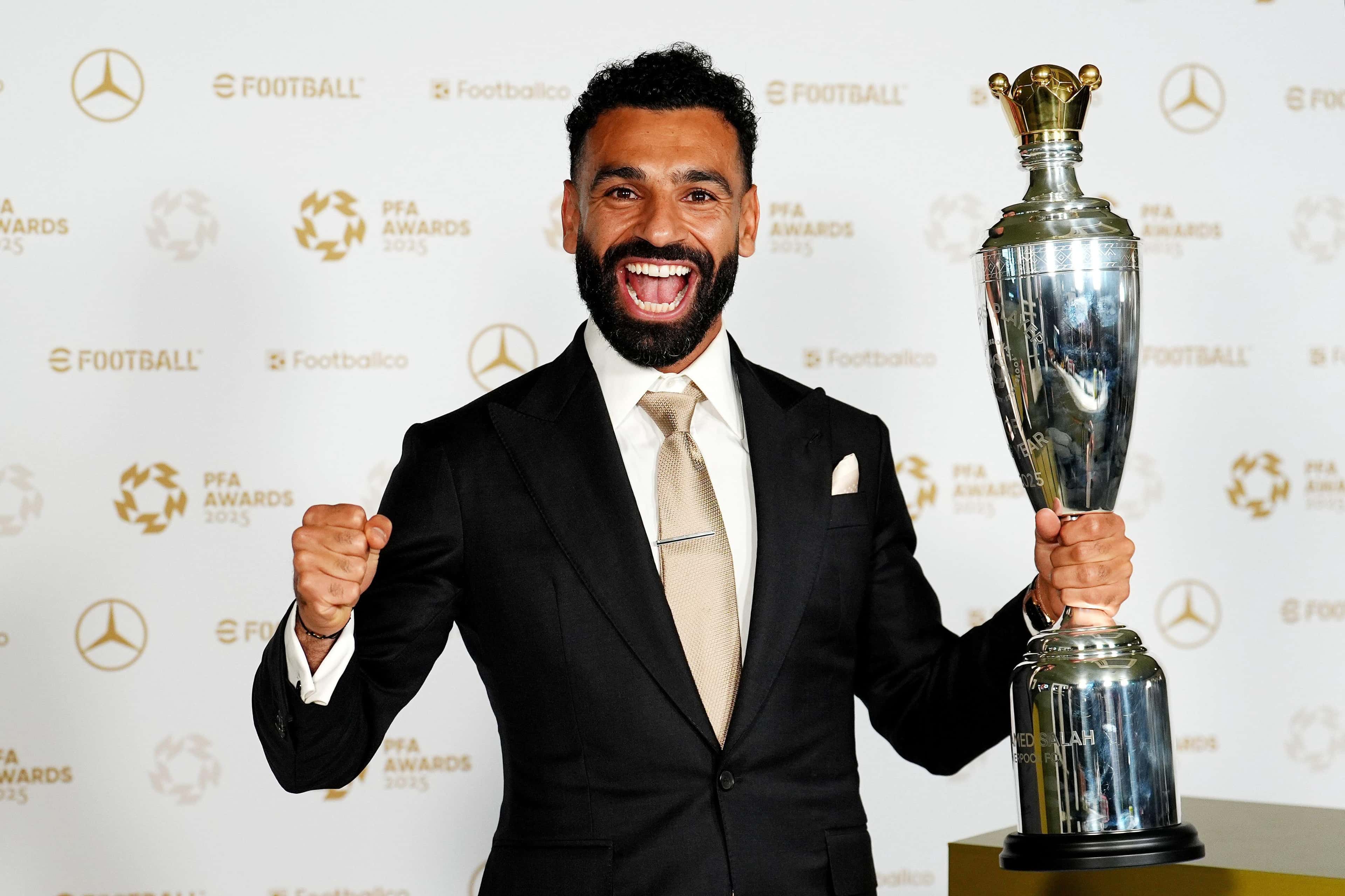 محمد صلاح، بهترین بازیکن سال از نگاه PFA