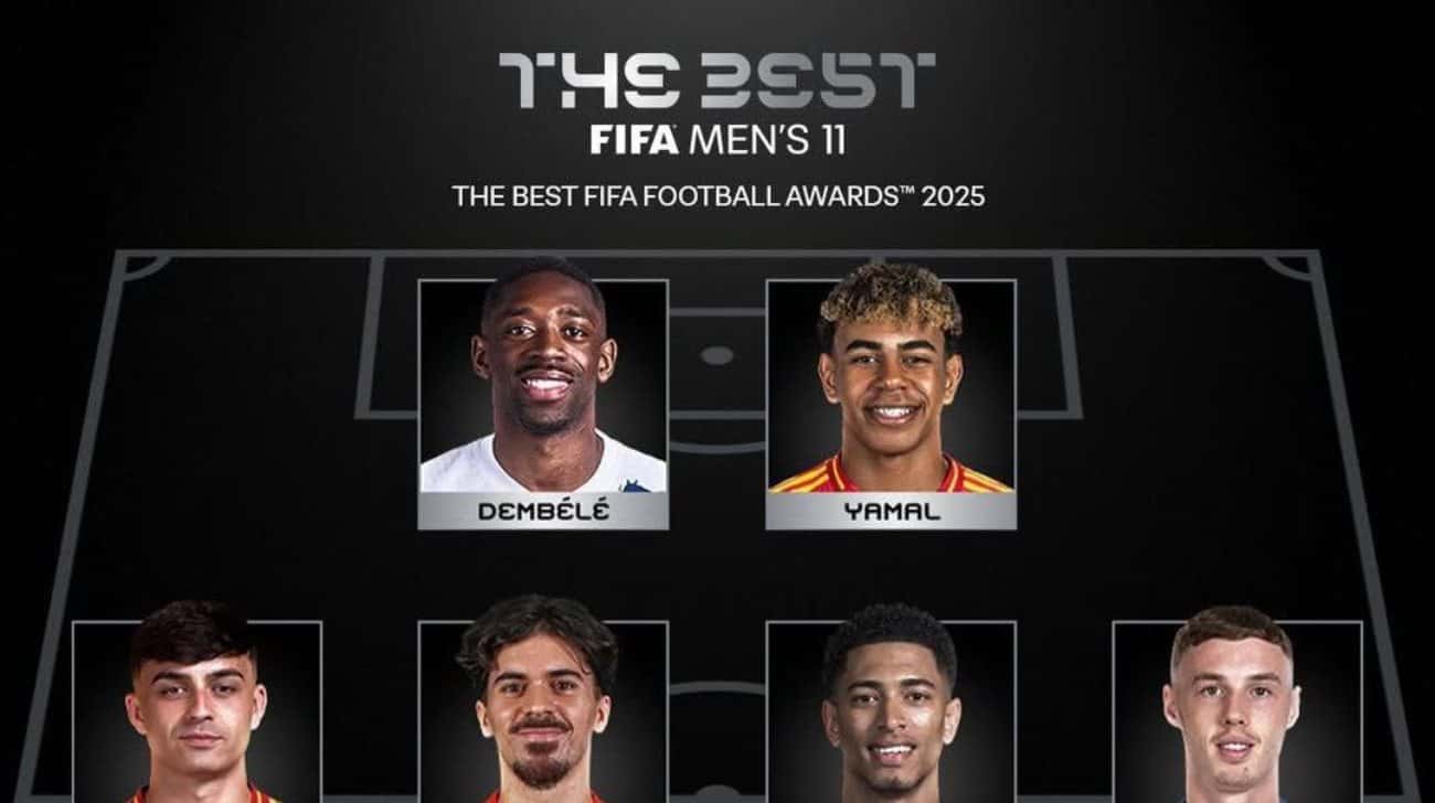 تیم منتخب بهترین بازیکنان فیفا در سال ۲۰۲۵
