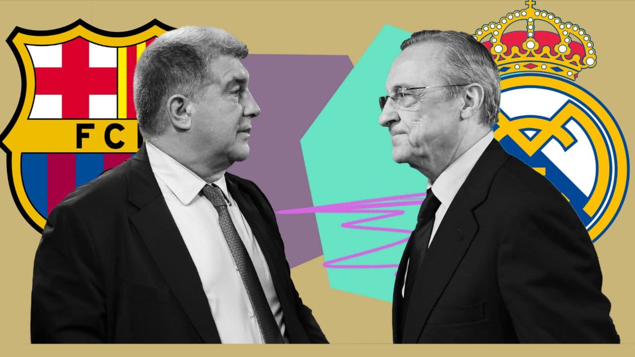 فلورنتینو پرز، رئیس رئال مادرید - خوان لاپورتا، رئیس بارسلونا