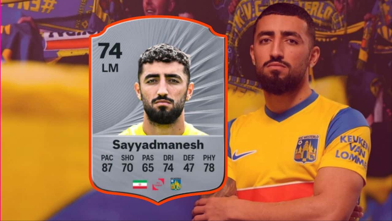 کارت بازی اللهیار صیادمنش در بازی EA FC 26