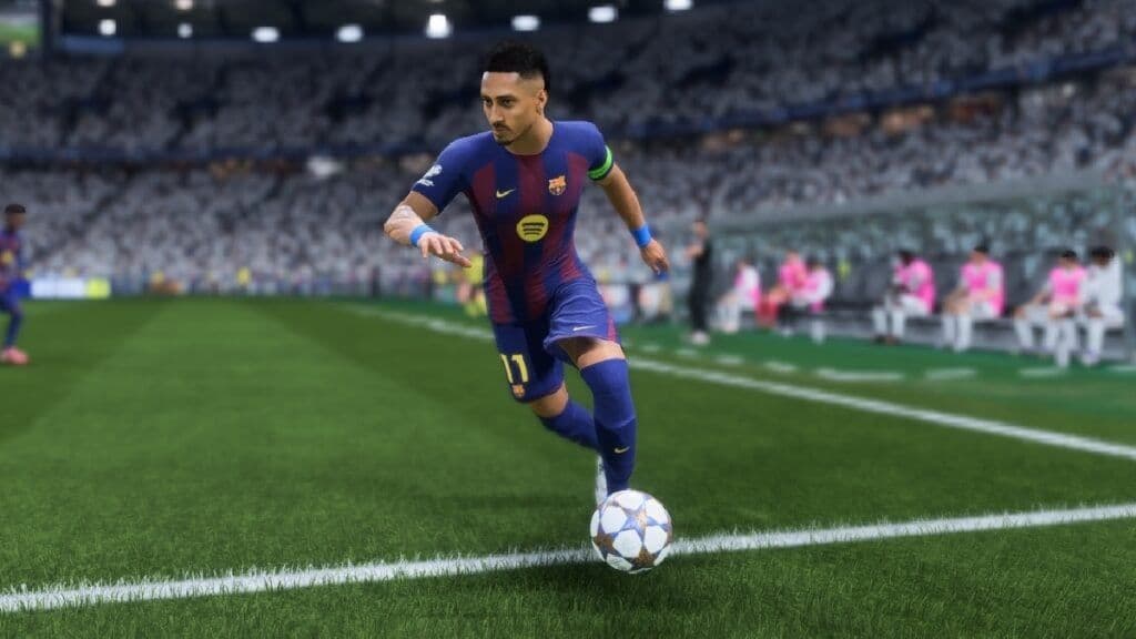 رافینیا، مهاجم برزیلی بارسلونا در بازی EA FC 26