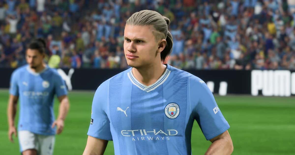 شبیهسازی ارلینگ هالند در بازی EA FC 26