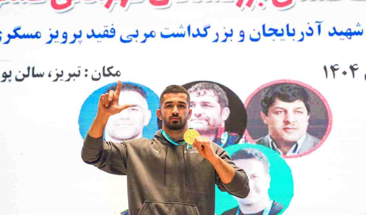 امیرمحمد یزدانی-کشتی آزاد قهرمانی کشور-تبریز