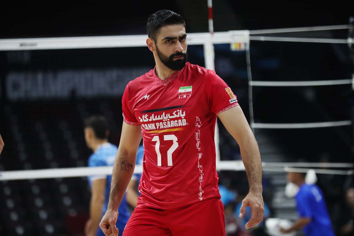 علی حاجی پور-تیم ملی والیبال ایران-والیبال قهرمانی جهان