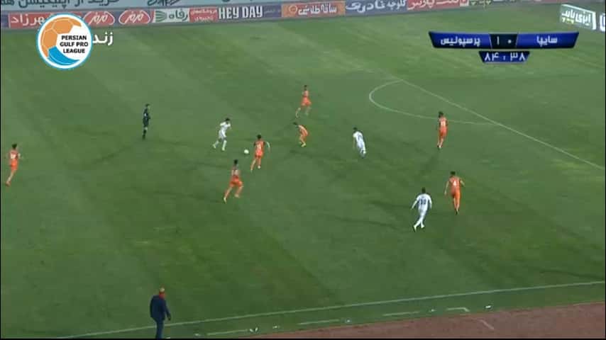 گل احمد نوراللهی به سایپا (سایپا 0-2 پرسپولیس)