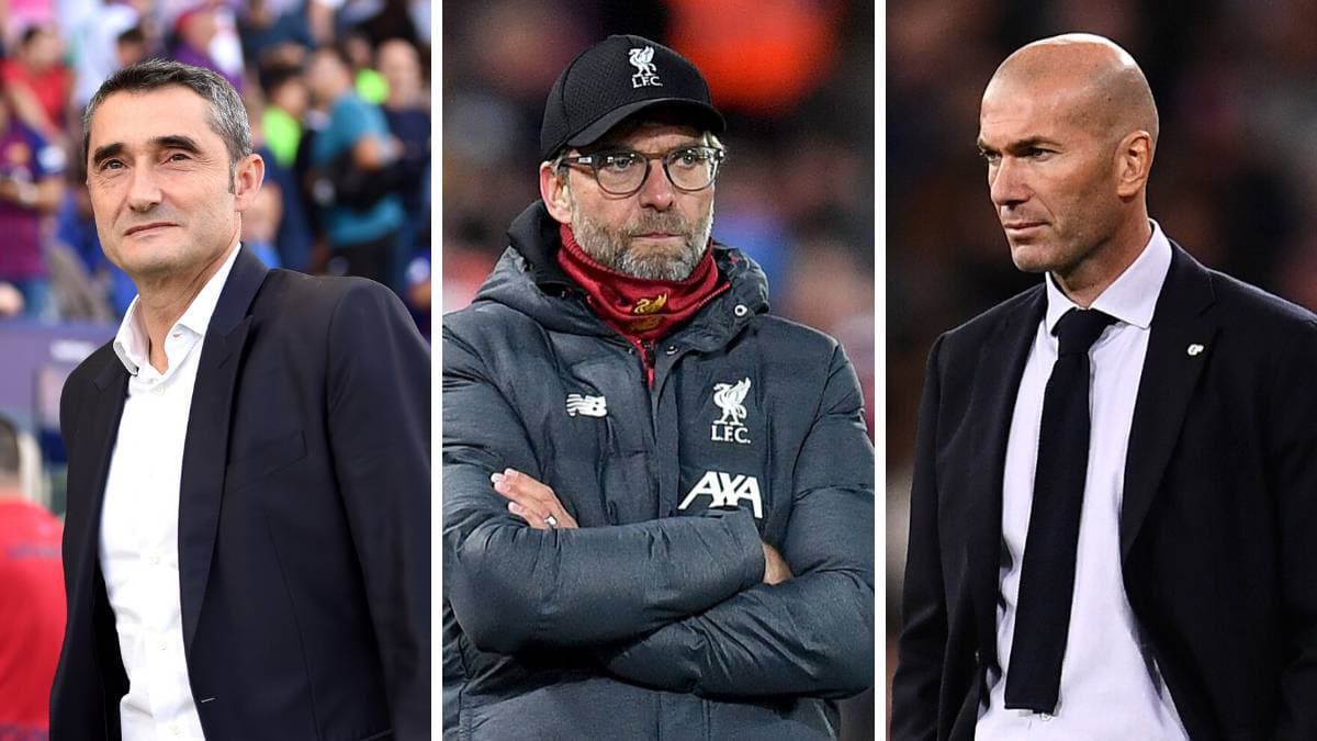رئال مادرید-لیورپول-بارسلونا-زین الدین زیدان-ارنستو والورده-یورگن کلوپ-Liverpool-Real Madrid-Barcelona