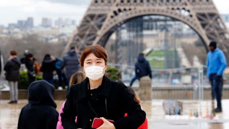 فرانسه-ویروس کرونا-برج ایفل-Corona Virus-France-Eiffel tower