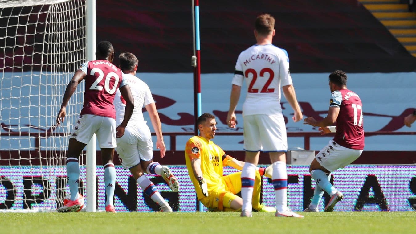 استون ویلا 2-0 کریستال پالاس؛ شانس ماندن در لیگ با ترزگه زنده ماند