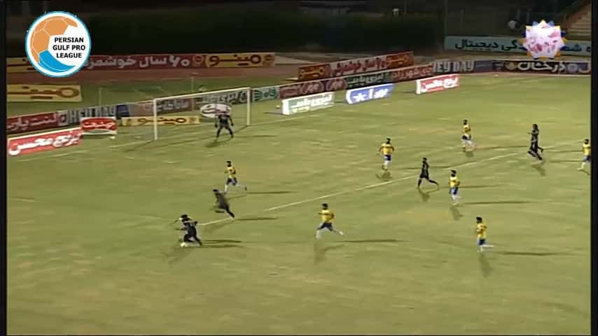 خلاصه بازی صنعت نفت آبادان 2-0 پارس جنوبی جم (لیگ برتر ایران - 1398/99)