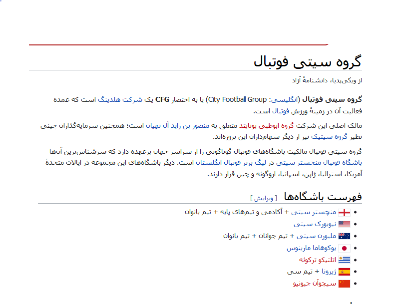 منچستر سیتی تنها باشگاه اروپایی با 6 اکادمی در سطح جهان!