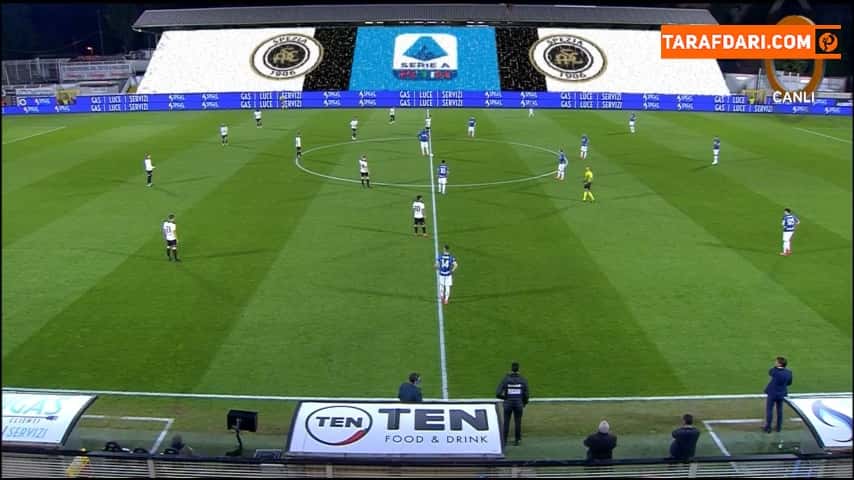 خلاصه بازی اسپتزیا 1-1 اینتر (سری آ - 2020/21)