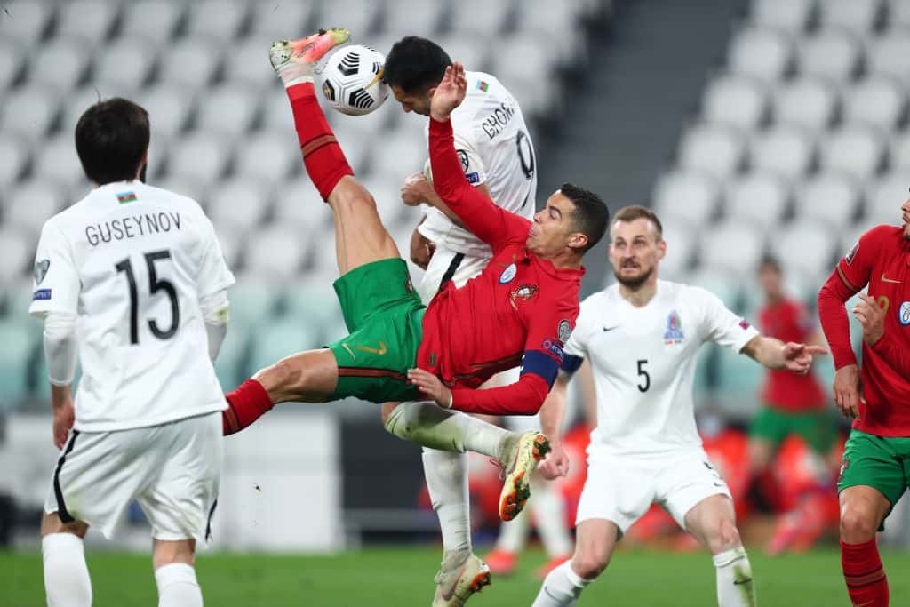 پرتغال 1-0 آذربایجان؛ شروع ضعیف سلسائو و رونالدو در گام اول