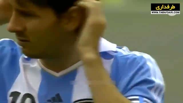 پیروزی 4-3 آرژانتین مقابل برزیل با هت تریک لیونل مسی (2012/6/9) / فیلم