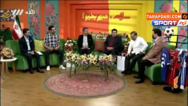 شوخی بهزاد داداش زاده با سیروس دین محمدی: در مسیر شوت هایش توپ را فوت می کرد / فیلم