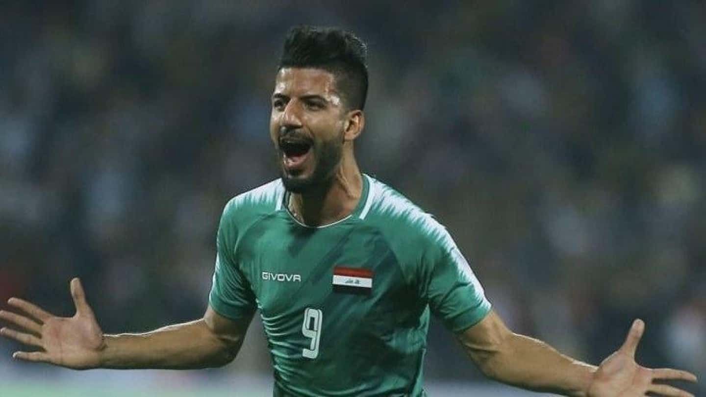 پیام انگیزشی مهاجم مصدوم عراق قبل از بازی با ایران
