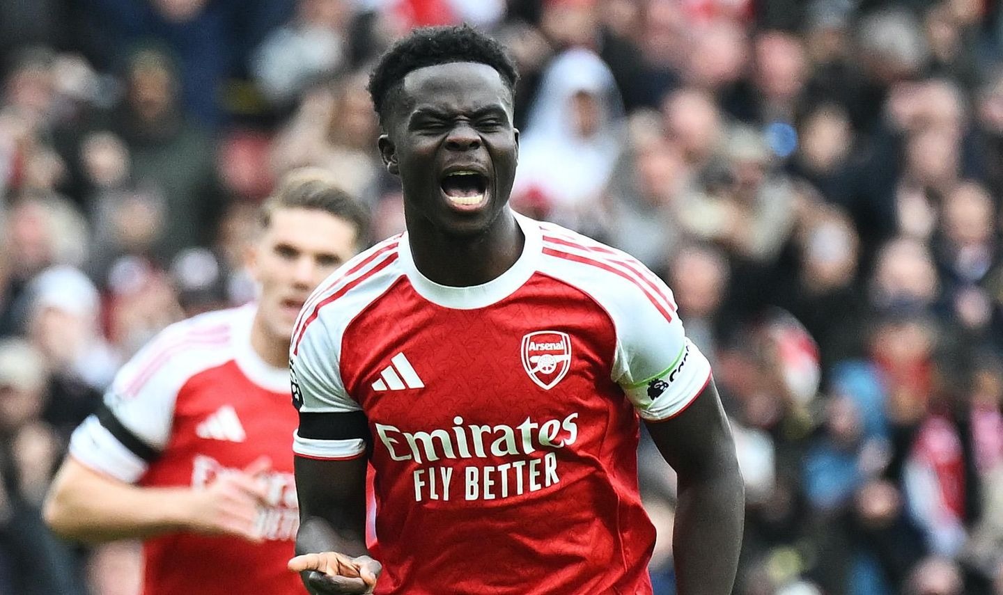 بوکایو ساکا در آرسنال - کاپیتان توپچی‌ها - لیگ برتر انگلیس