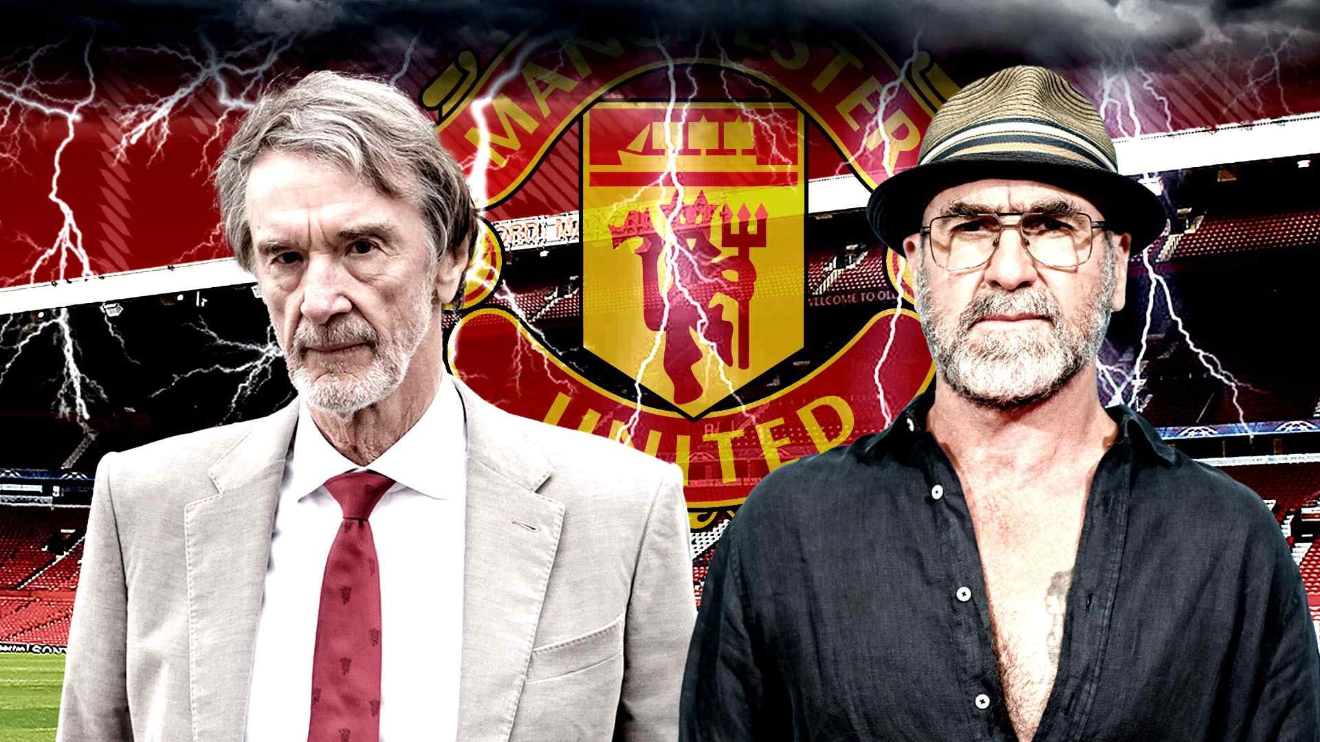 اریک کانتونا و سر جیم رتکلیف، اسطوره و مالک باشگاه منچستریونایتد