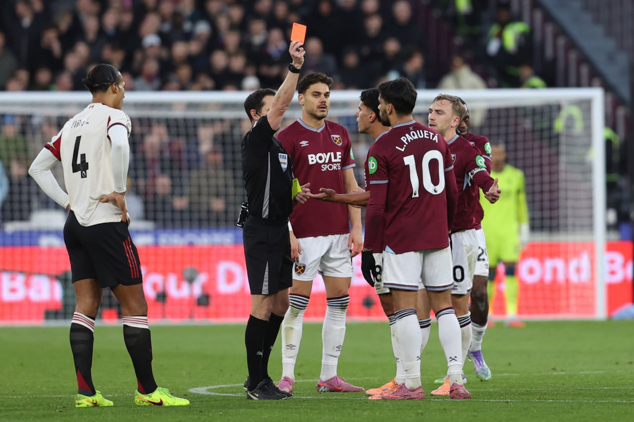 لوکاس پاکتا در بازی وست هم - لیورپول