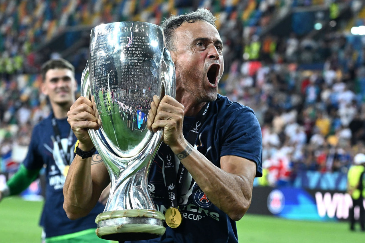 سرمربی پاری سن ژرمن و جام قهرمانی سوپرجام اروپا