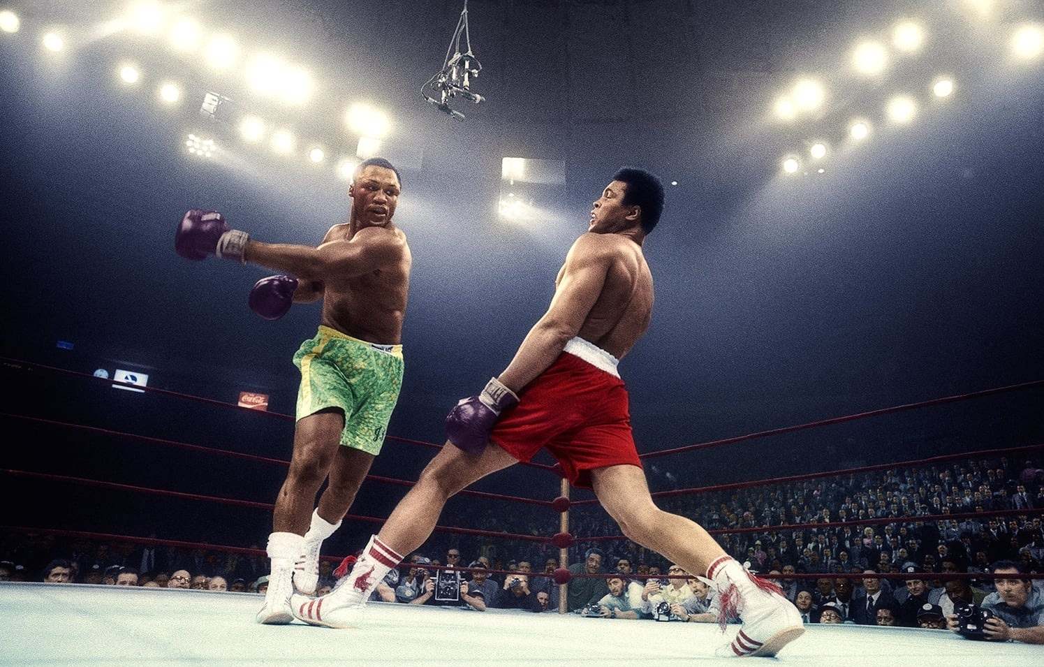 مسابقه تاریخی بوکس - عکس قدیمی ورزشی - نبرد مانیل