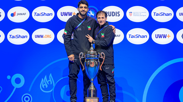 محمدهادی ساروی - حسین حسین زاده - تیم ملی کشتی ایران