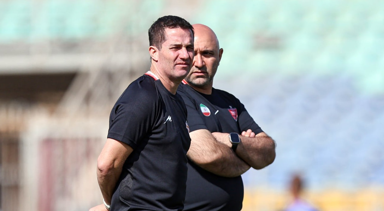 اوسمار ویرا در تمرین پرسپولیس