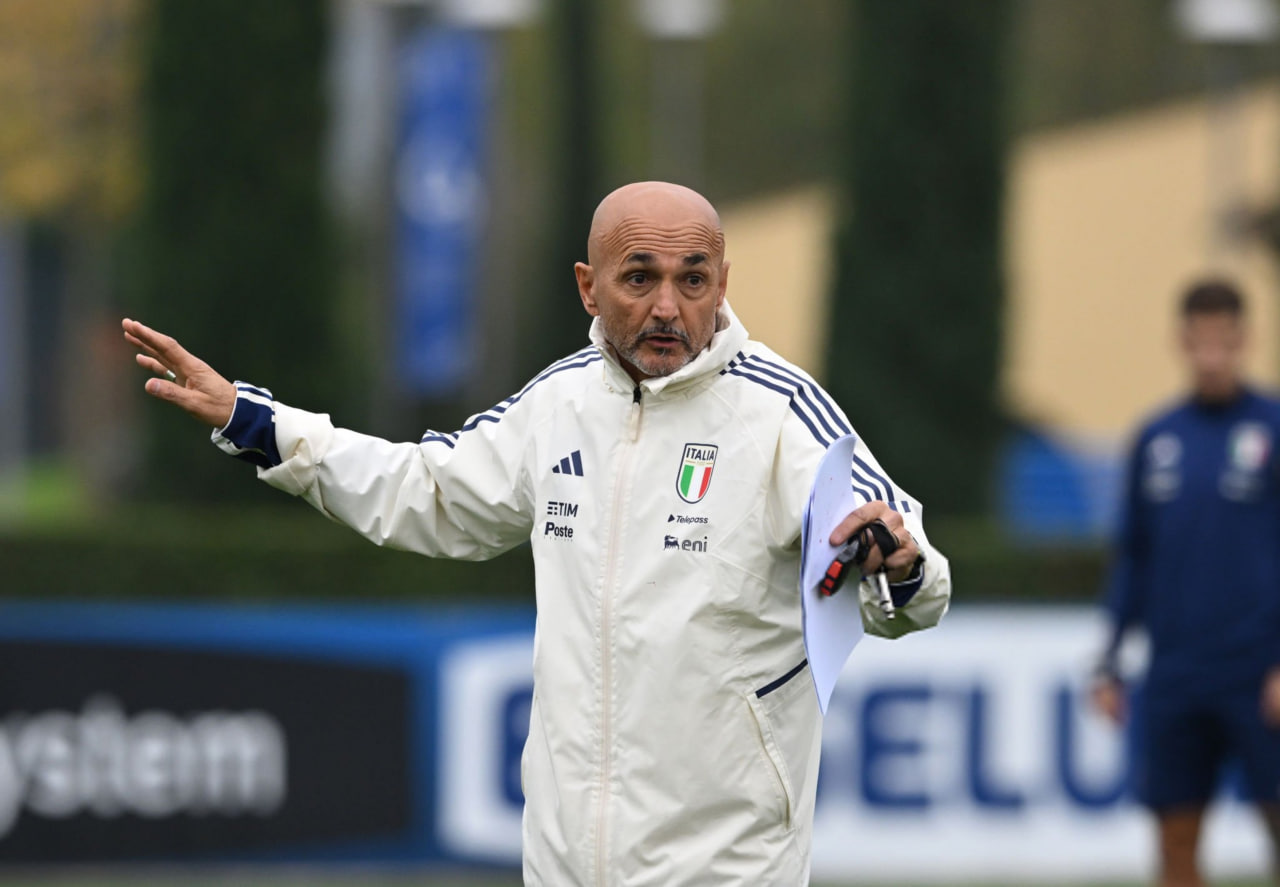 لوچانو اسپالتی - تمرین تیم ملی ایتالیا