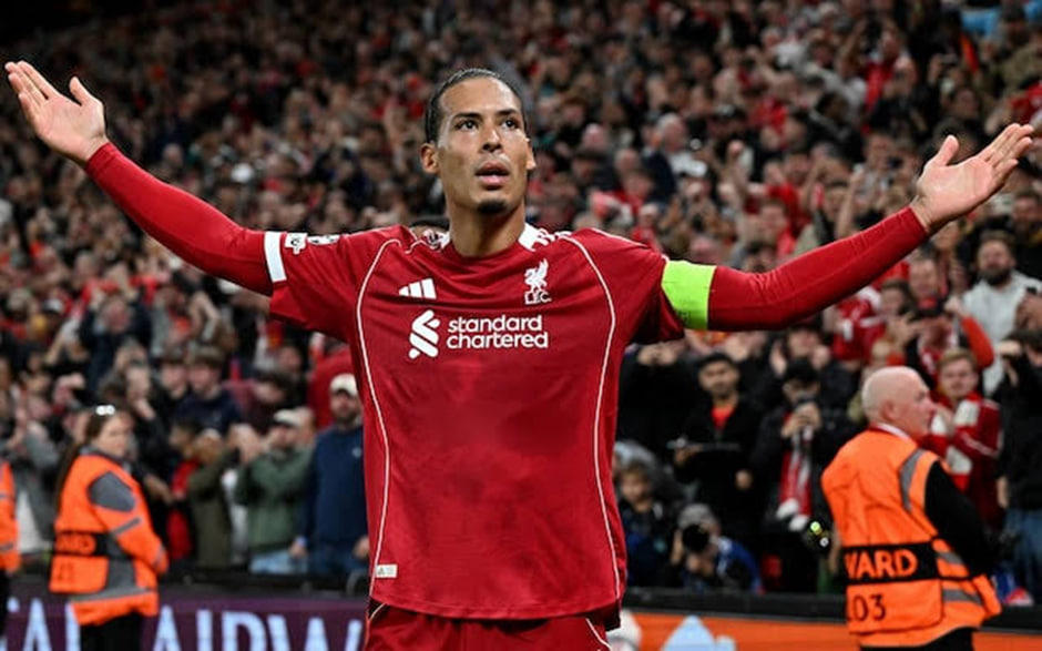 گل ویرجیل فن دایک مقابل اتلتیکو مادرید