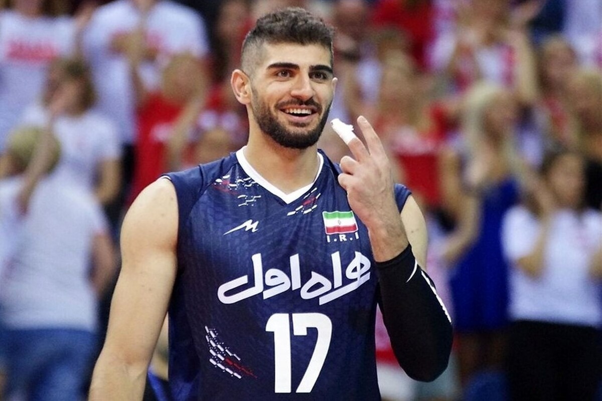 امین اسماعیل نژاد عضو تیم ملی والیبال ایران