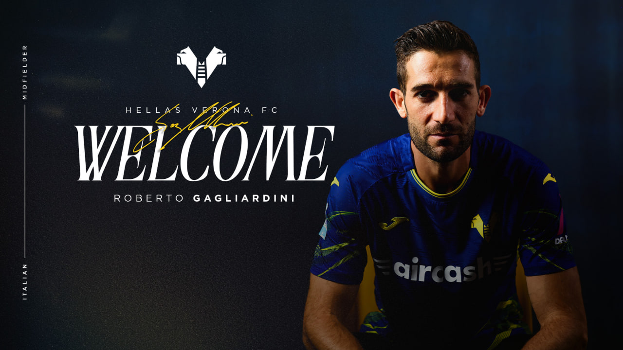 انتقال رسمی روبرتو گالیاردینی هافبک ایتالیایی به هلاس ورونا