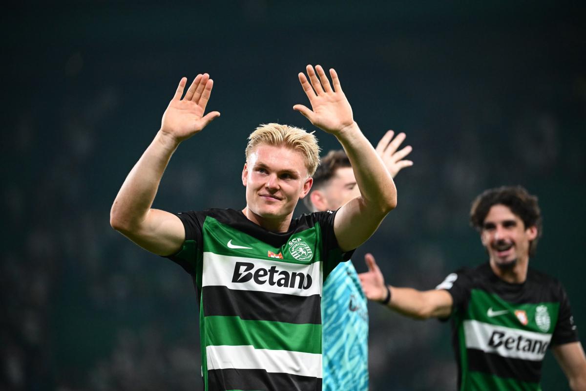 کنراد هاردر مهاجم دانمارکی اسپورتینگ لیسبون