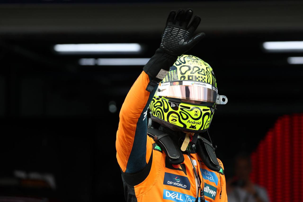 لندو نوریس - مک لارن - تعیین خط گرندپری برزیل - فرمول یک 2025