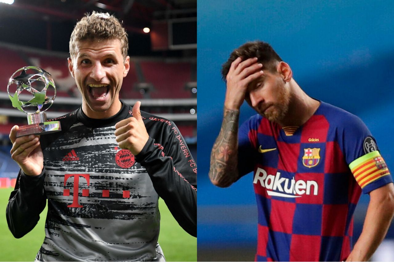 لیونل مسی، بارسلونا - توماس مولر، بایرن مونیخ - لیگ قهرمانان اروپا