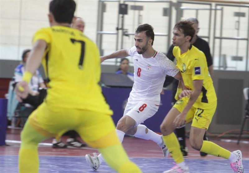 جام ملت‌های فوتسال آسیا بازی ایران و مالزی