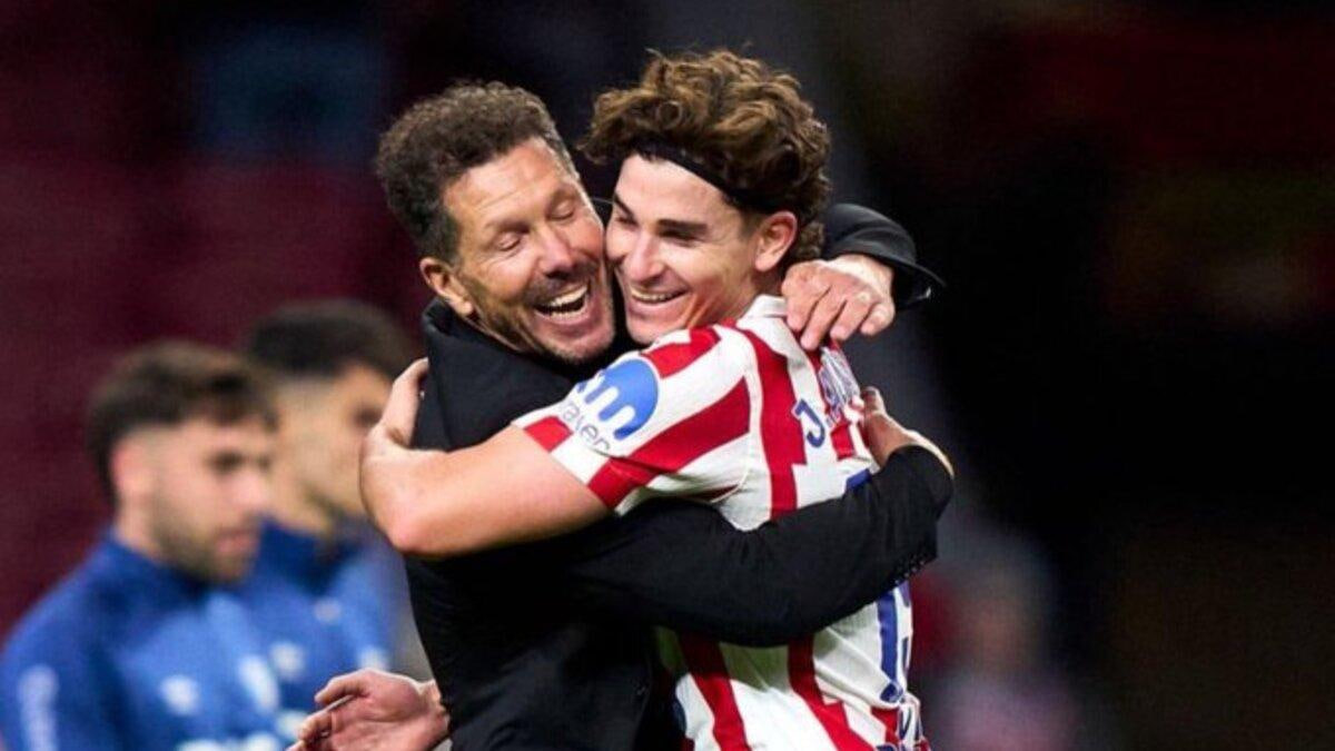 دیگو سیمئونه - خولیان آلوارز - اتلتیکو مادرید 