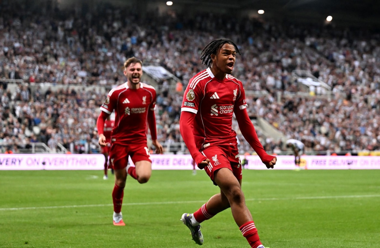 گلزنی ریو نوموها برای لیورپول مقابل نیوکاسل 