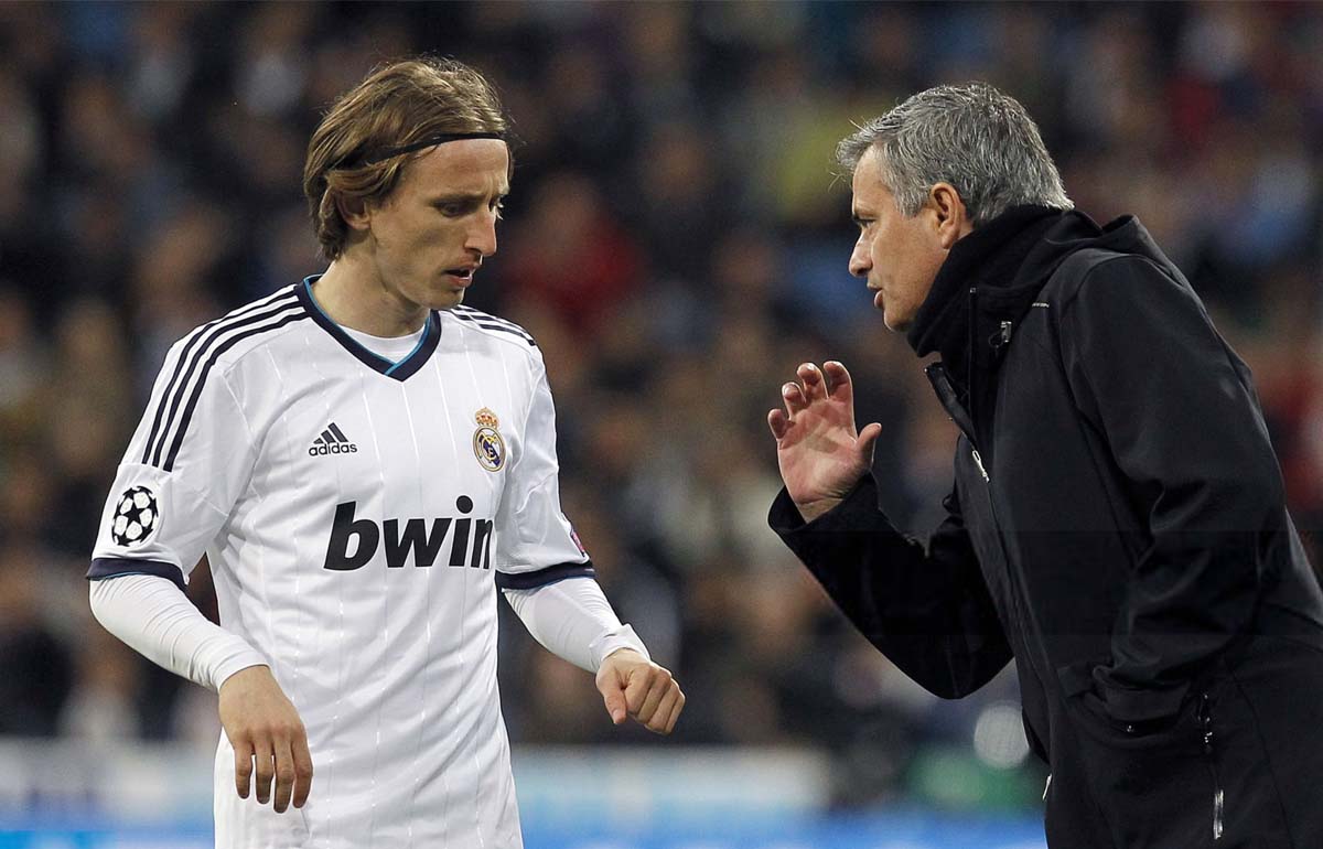 لوکا مودریچ - ژوزه مورینیو - رئال مادرید 