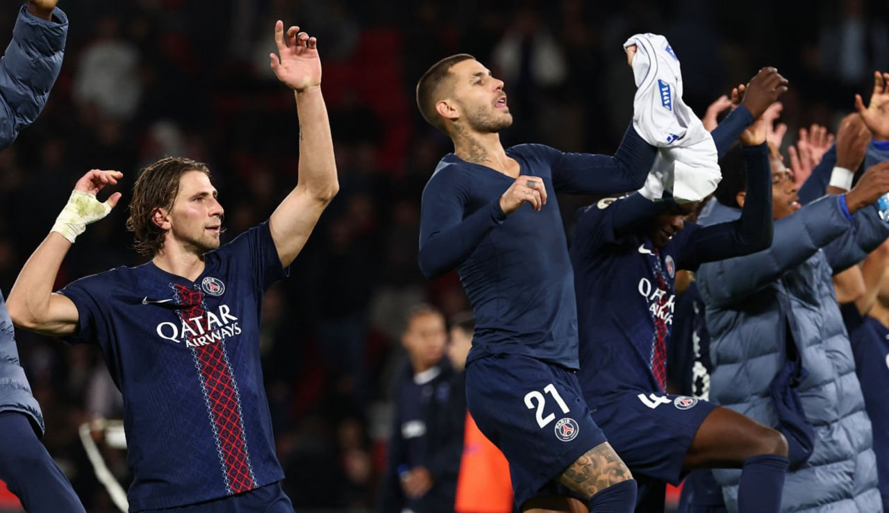 پیروزی پاری سن ژرمن مقابل اوسر در لیگ یک فرانسه 