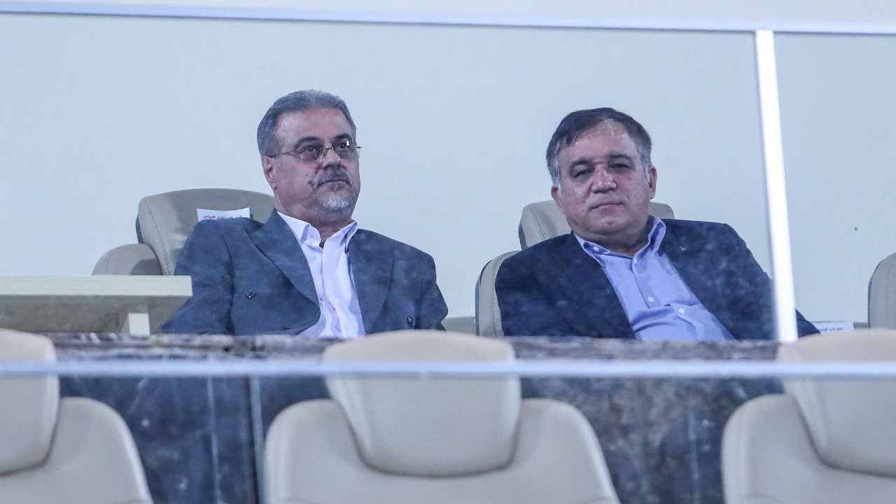 علی نظری جویباری- علی تاجرنیا- مدیران استقلال