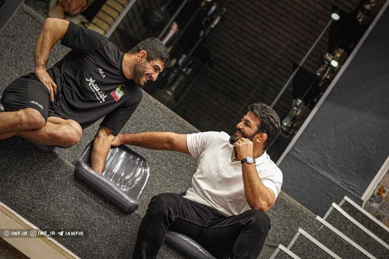 حسن یزدانی و کامران قاسمپور- کشتی- خانه کشتی