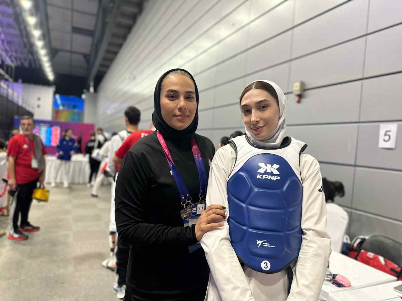 مبینا نعمت زاده- مهروز ساعی- تکواندو